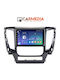 Carmedia Ηχοσύστημα Αυτοκινήτου για Mitsubishi Pajero 2013 (Bluetooth/USB/WiFi/GPS/Apple-Carplay/Android-Auto) με Οθόνη Αφής 9"