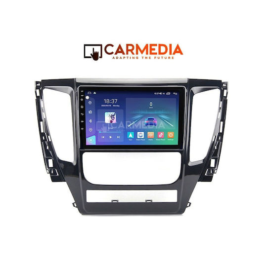 Carmedia Car Audio System for Mitsubishi Pajero 2013 Bluetooth USB WiFi GPS Apple CarPlay Android Auto with 9" Touch Screen
