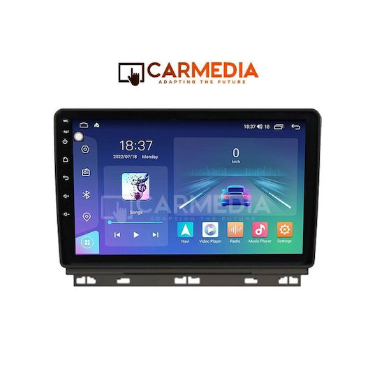 Carmedia Car Audio System for Renault Clio 2019 (Bluetooth/USB/WiFi/GPS/Apple CarPlay/Android Auto) with 9" Touch Screen