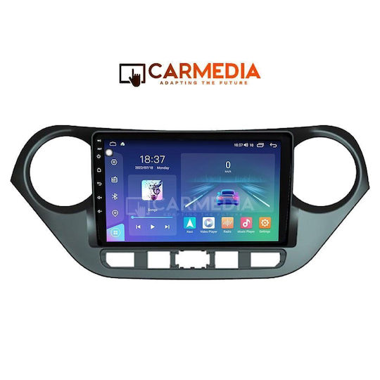 Carmedia Car Audio System for Hyundai i10 2014-2020 Bluetooth USB WiFi GPS Apple CarPlay Android Auto with 9" Touch Screen