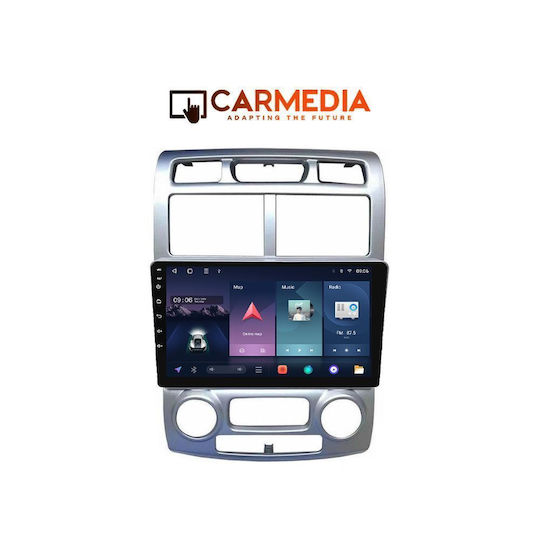Carmedia Car Audio System for Kia Sportage 2004-2010 with Clima (Bluetooth/USB/WiFi/GPS/Apple CarPlay/Android Auto) with 9" Touch Screen