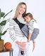 SteweHome Babytragetücher Schrägschrift Grau