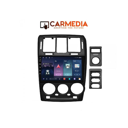 Carmedia Ηχοσύστημα Αυτοκινήτου για Hyundai Getz 2002-2011 (Bluetooth/USB/WiFi/GPS/Apple-Carplay/Android-Auto) με Οθόνη Αφής 9"