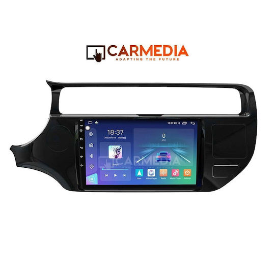Carmedia Ηχοσύστημα Αυτοκινήτου για Kia Rio 2015-2017 (Bluetooth/USB/WiFi/GPS/Apple-Carplay/Android-Auto) με Οθόνη Αφής 9"