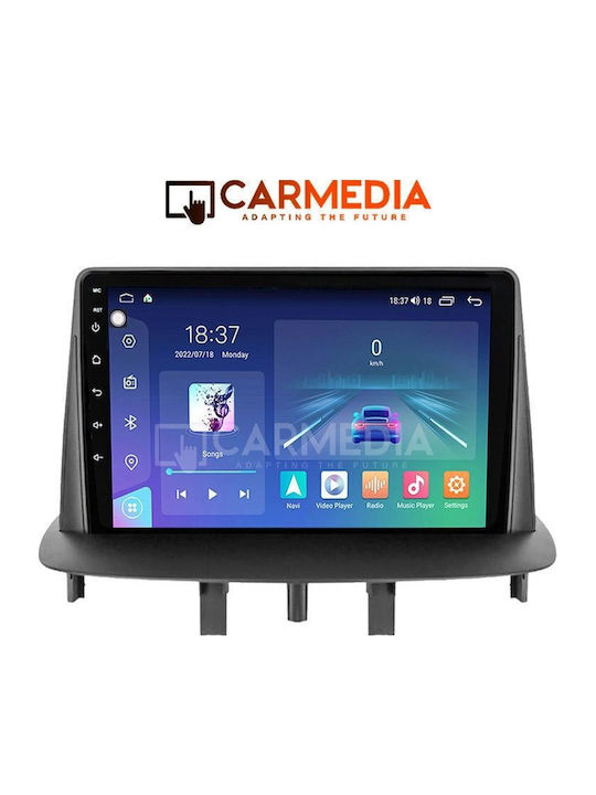 Carmedia Car Audio System for Renault Megane 2009-2016 (Bluetooth/USB/WiFi/GPS/Apple CarPlay/Android Auto) with 9" Touch Screen