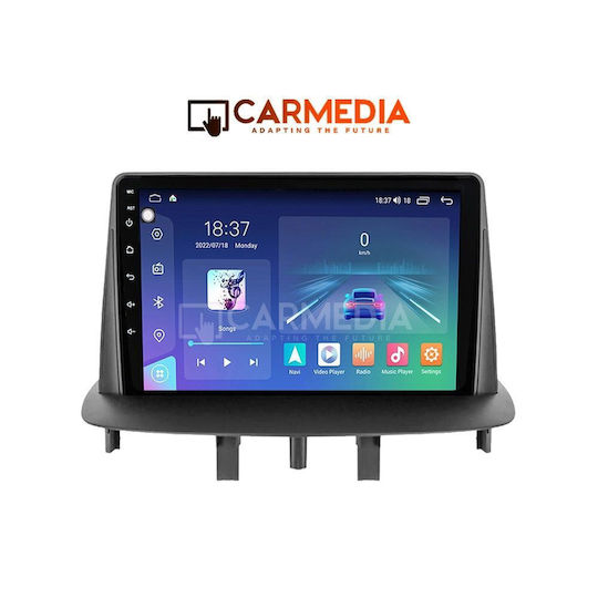 Carmedia Car Audio System for Renault Megane 2009-2016 (Bluetooth/USB/WiFi/GPS/Apple CarPlay/Android Auto) with 9" Touch Screen