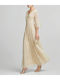 Maxi Dress for Wedding Christening with Lace Off White