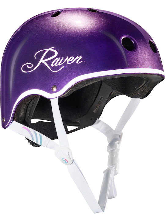 Raven Kids Bike and Scooter BMX Helmet Purple
