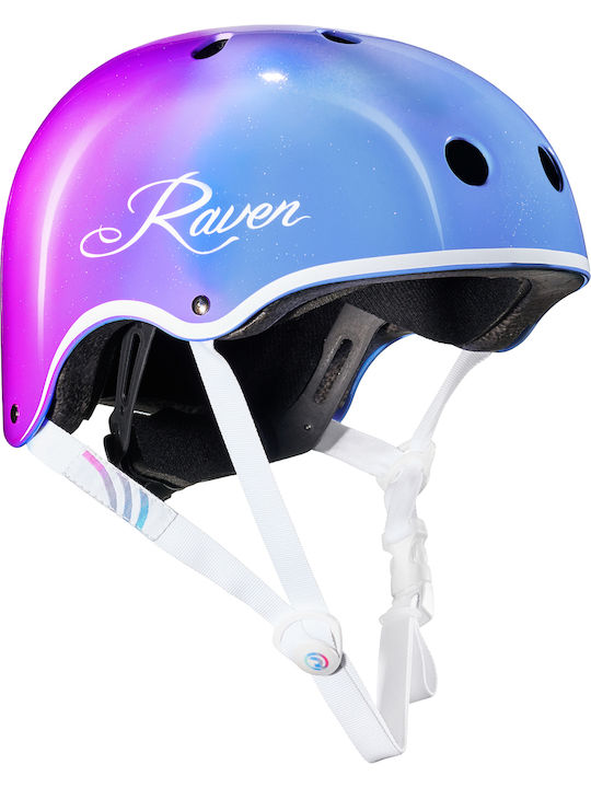 Raven Kids Helmet For Bike & Scooter BMX Purple