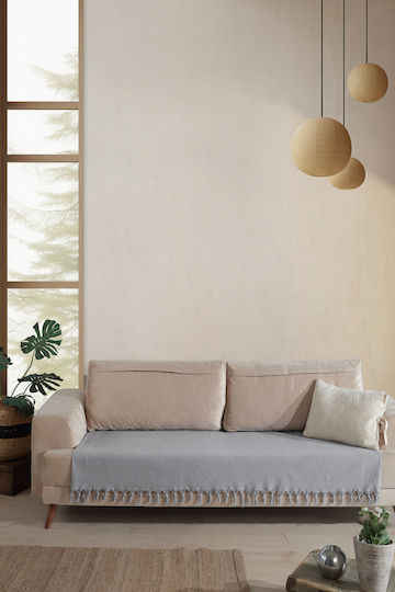 SteweHome Ριχτάρι Πολυθρόνας 115x201εκ. Γκρι