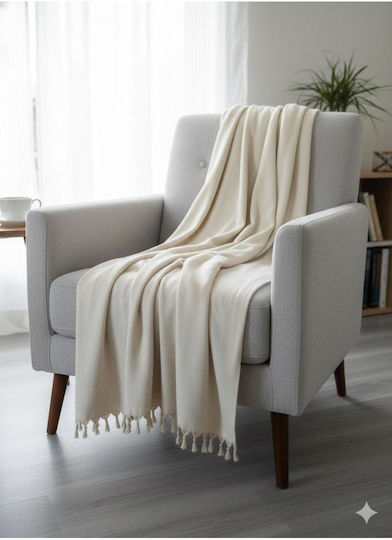 SteweHome Armchair Throw 180x215cm Brown