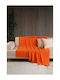 SteweHome Armchair Throw 180x215cm Orange