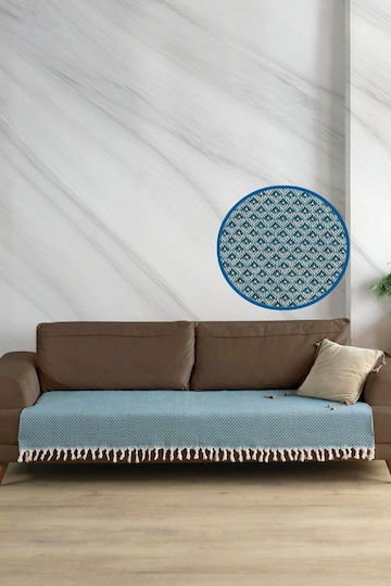 SteweHome Armchair Throw 115x201cm Petrol