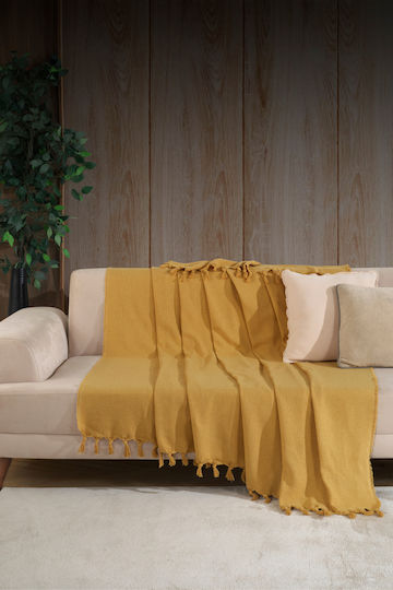 SteweHome Cuverturi Pentru Canapea De Fotoliu 180x215cm Galben