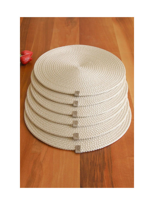 SteweHome Beige Placemats 32x32cm 6 Pieces