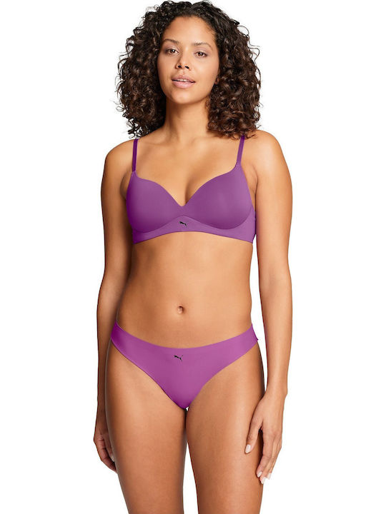 PUMA Damen-Zeichenfolge 2Pack Nahtlose Lila