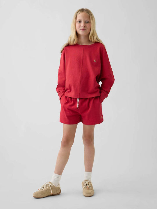 Kids Fabric Shorts/Bermuda Modern Red