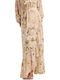 Fustă Maxi Plic Floral Roz