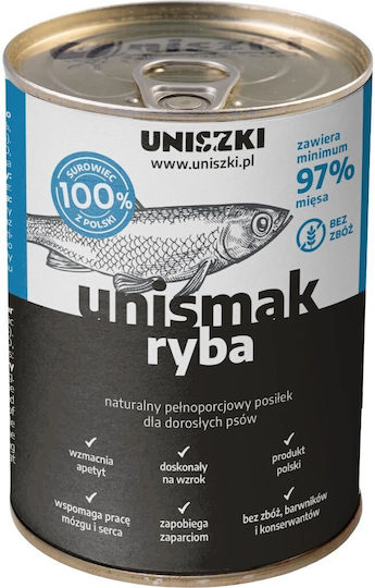 Uniszki Υγρή Τροφή Σκύλων με Ψάρι 400gr