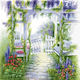 Decoupage Napkin 1 Piece Idyllic Garden