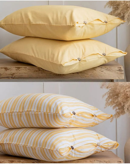 SteweHome Set Yellow Pillowcases 50x70cm