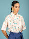 Long Sleeve Women's Shirt Ecru 131-71531-064
