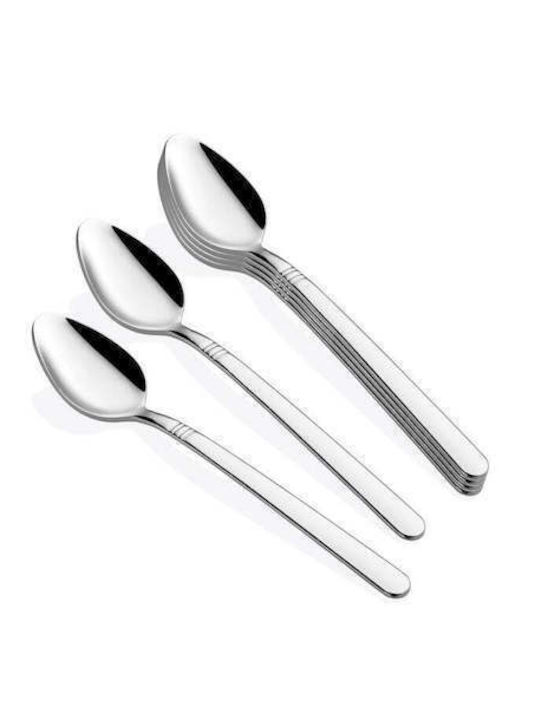SteweHome Set Löffel Kaffee/Tee Inox Silber 6 Stück