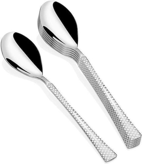 SteweHome Salter Inox Dessert / Eiscreme Löffel Set Silber 6 Stück