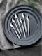 SteweHome Set Of Silver Inox Coffee Tea Spoons 6 Pieces