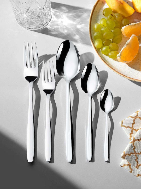 SteweHome Cutlery Set Stainless Steel Silver 60 Pieces