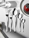 SteweHome Cutlery Set Stainless Steel Gray 60 Pieces