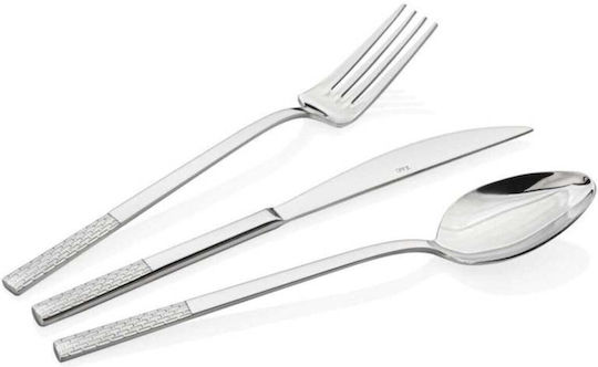 SteweHome Set de Tacâmuri Inoxidabile Albe 3 Bucăți