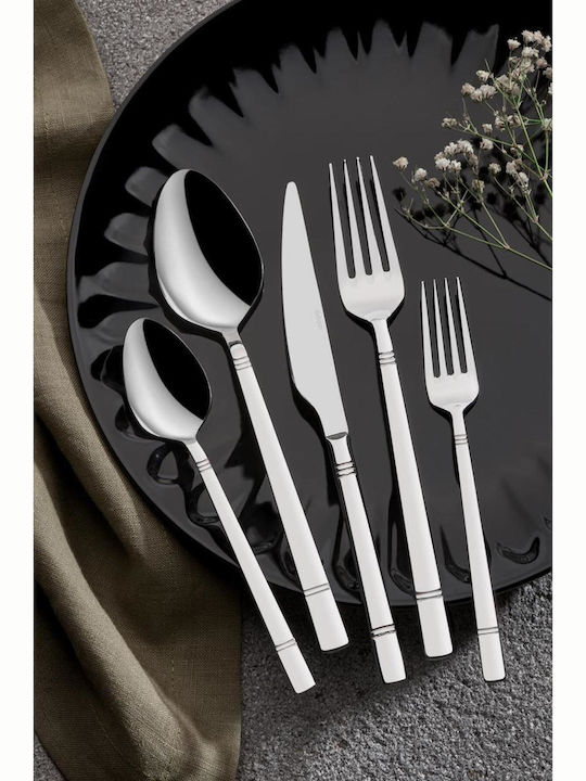SteweHome Cutlery Set Stainless Steel Silver 5 Pieces