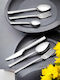 SteweHome Cutlery Set Stainless Steel Silver 72 Pieces