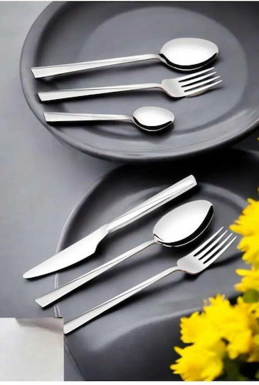 SteweHome Besteckset Edelstahl Silber 72 Stück