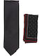 Stefansxxl Set of Men's Printed Ties in Black Color