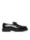 Leder Herren Mokassins in Schwarz Farbe