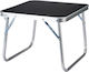 Redcliffs Τραπέζι Αλουμινίου για Camping Πτυσσόμενο 40x40x30cm Μαύρο