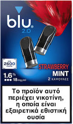 Blu 2.0 Erdbeer Minze 2 Pods 1,6% 18mg/ml