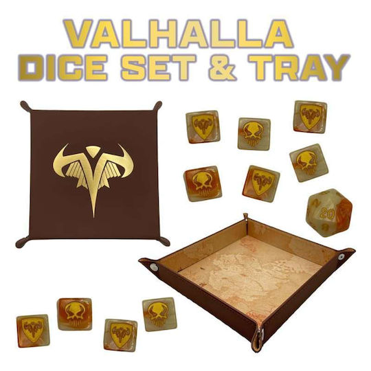 Set Zaruri și Tavă Heroscape Valhalla Ediție Engleză