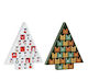 Calendar Advent Brad De Crăciun Din Lemn 2 Culori 29x5x36cm