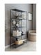 Gray Bookcase 50x24x150cm