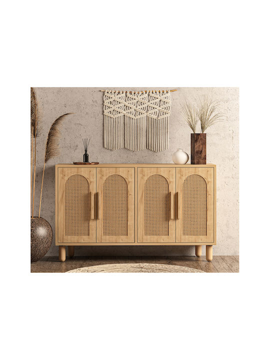 Буфет Дървен SteweHome Многоцветен 120x30x73см