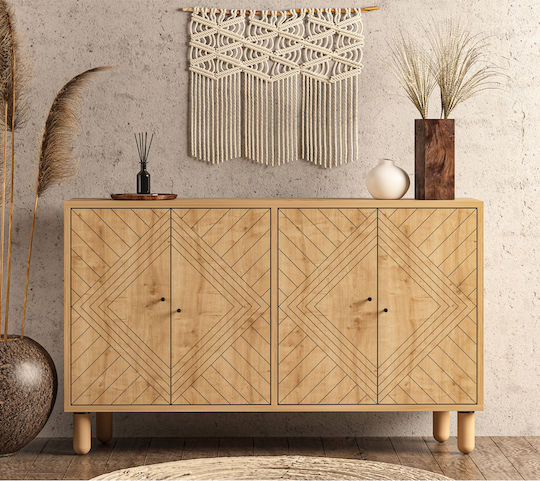 Μπουφές Ξύλινος Πολύχρωμος 120x30x73cm Μπουφές Ξύλινος Πολύχρωμος 120x30x73cm