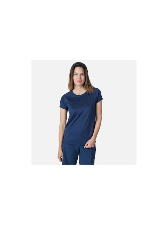 Rossignol Damen Kurze Ärmel Fahrradtrikot Berg Fahrrad Blau Rossignol Damen Kurze Ärmel Fahrradtrikot Berg Fahrrad Blau