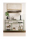 Wooden Sideboard Green 100x30x80cm