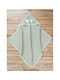 SteweHome Nursery Swaddling Cotton Brown Blanket 90x90cm