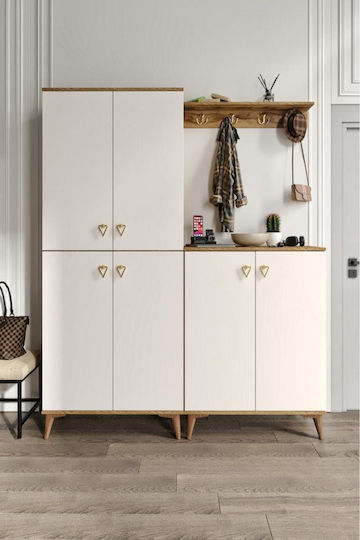 Mobilier Hol cu Mobilier și Depozitare pentru Hol 140x36x190cm