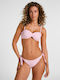 Bikinihosen Slip mit Schnürung Rosa