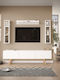 Wohnzimmer TV-Einheit Weiß M90xB160xH160cm